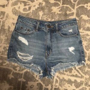 BDG Urban Outfitters Ripped Jean Shorts